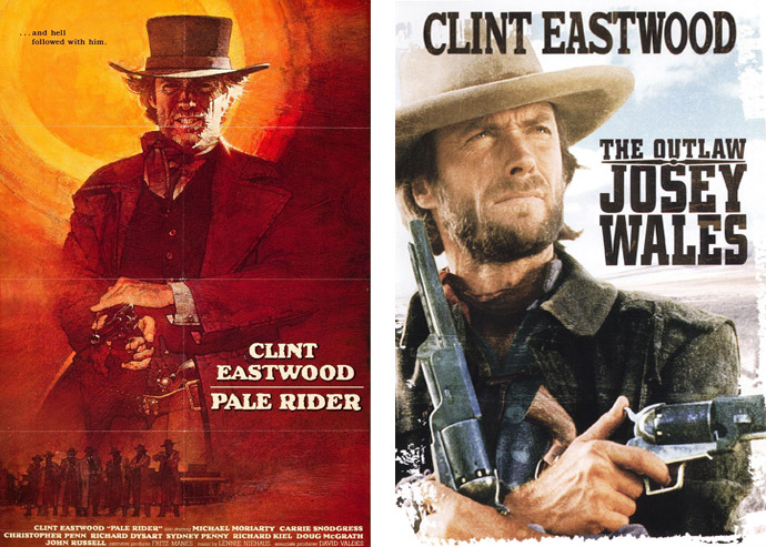 Pale Rider (1985) / The Outlaw Josey Wales (1976)