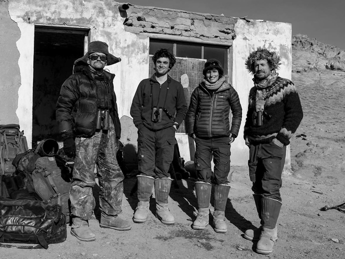 Sylvain Tesson, Léo-Pol, Marie Amiguet and Vincent Munier